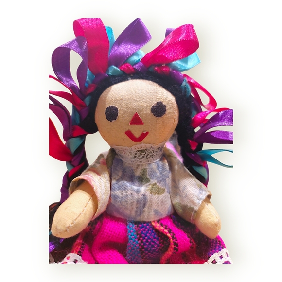 Vintage Jointed Mexican Indigenous Otomi "Lele" Doll - Picture 2 of 4